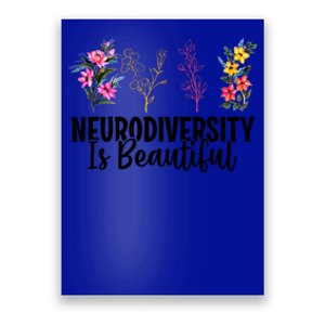 Neurodiversity Is Beautiful Autism Awareness Acceptance Gift Poster