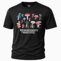 Neurodiversity Is Beautiful Mushroom Autism Awareness Outfit Gift Cooling Performance Crew T-Shirt