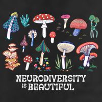 Neurodiversity Is Beautiful Mushroom Autism Awareness Outfit Gift 11oz C Handle Ceramic Mug