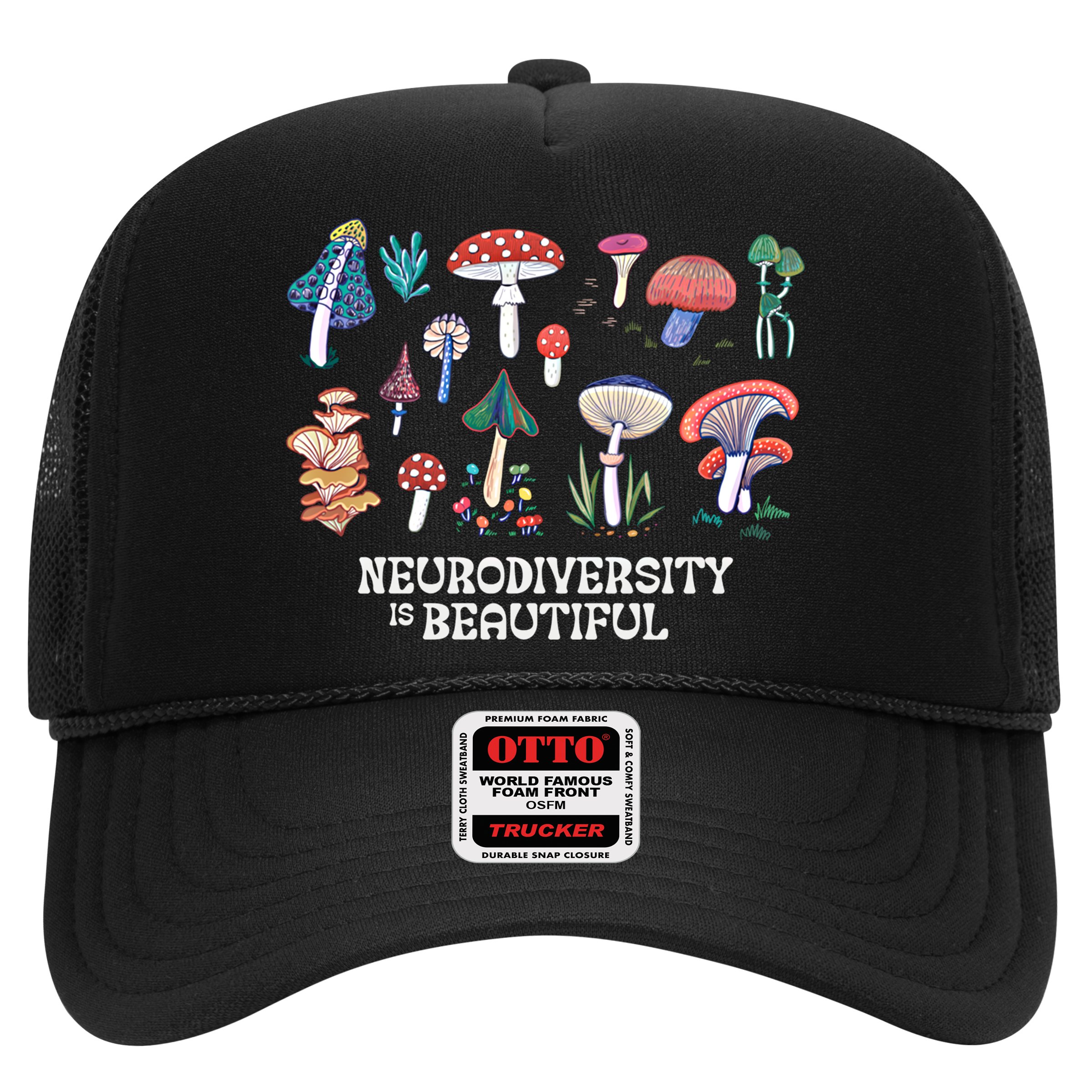 Neurodiversity Is Beautiful Mushroom Autism Awareness Outfit Gift Hat