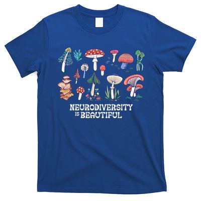 Neurodiversity Is Beautiful Mushroom Autism Awareness Outfit Gift T-Shirt