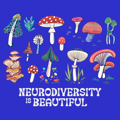 Neurodiversity Is Beautiful Mushroom Autism Awareness Outfit Gift T-Shirt