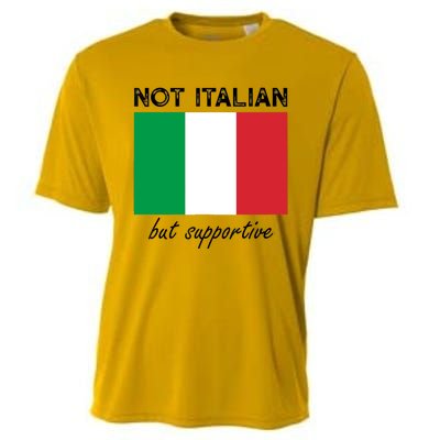 Not Italian But Supportive Cooling Performance Crew T-Shirt