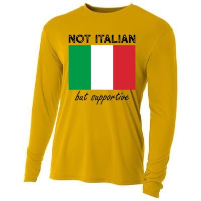 Not Italian But Supportive Cooling Performance Long Sleeve Crew