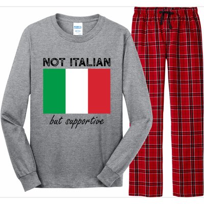 Not Italian But Supportive Long Sleeve Pajama Set