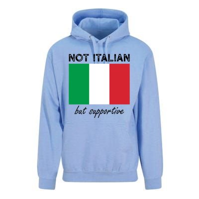 Not Italian But Supportive Unisex Surf Hoodie