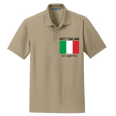 Not Italian But Supportive Dry Zone Grid Polo