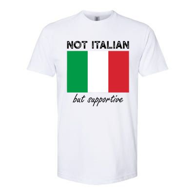 Not Italian But Supportive Softstyle CVC T-Shirt