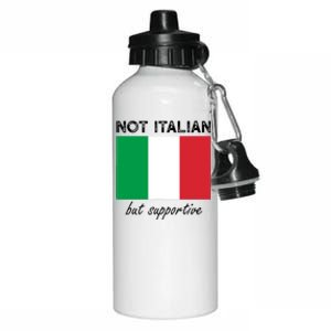 Not Italian But Supportive Aluminum Water Bottle