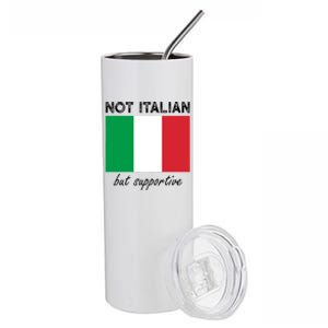 Not Italian But Supportive Stainless Steel Tumbler