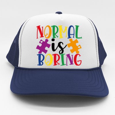 Normal Is Boring Trucker Hat