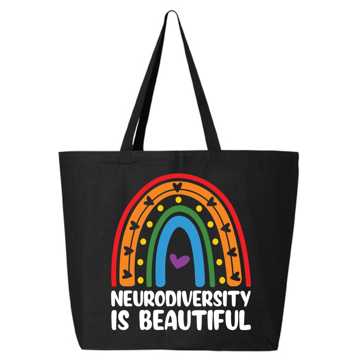 Neurodiversity Is Beautiful Autism Awareness Month Gift 25L Jumbo Tote