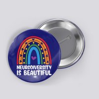 Neurodiversity Is Beautiful Autism Awareness Month Gift Button