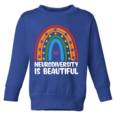 Neurodiversity Is Beautiful Autism Awareness Month Gift Toddler Sweatshirt