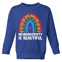 Neurodiversity Is Beautiful Autism Awareness Month Gift Toddler Sweatshirt