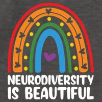 Neurodiversity Is Beautiful Autism Awareness Month Gift Vector Backpack