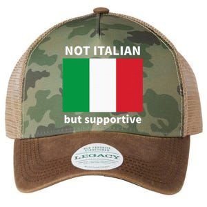 Not Italian But Supportive Legacy Tie Dye Trucker Hat