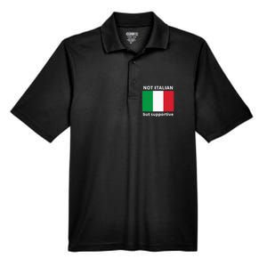 Not Italian But Supportive Men's Origin Performance Pique Polo