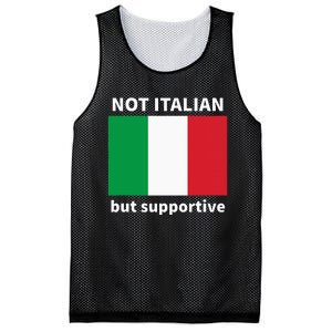 Not Italian But Supportive Mesh Reversible Basketball Jersey Tank