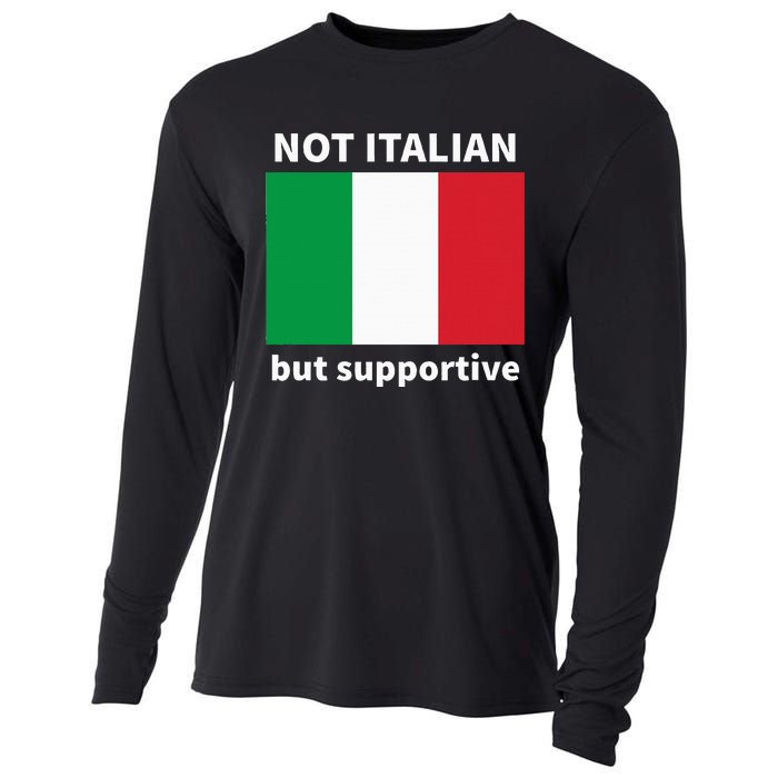 Not Italian But Supportive Cooling Performance Long Sleeve Crew