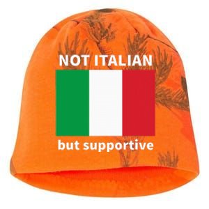 Not Italian But Supportive Kati - Camo Knit Beanie