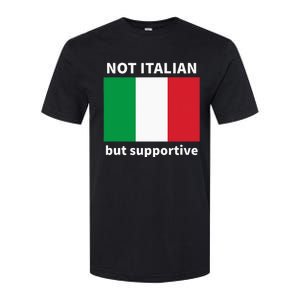 Not Italian But Supportive Softstyle CVC T-Shirt