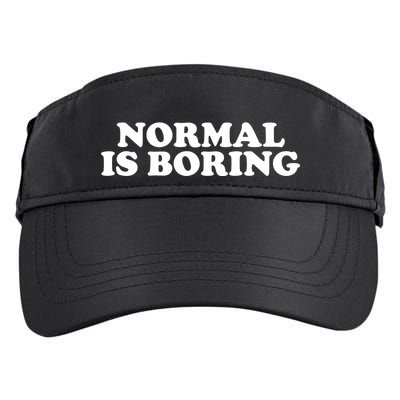 Normal Is Boring Adult Drive Performance Visor