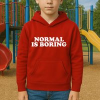 Normal Is Boring Kids Hoodie