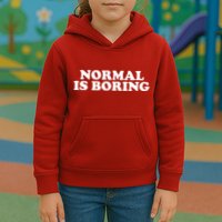 Normal Is Boring Kids Hoodie