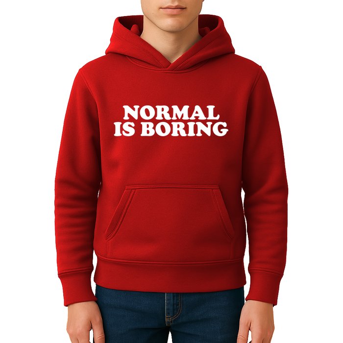 Normal Is Boring Kids Hoodie