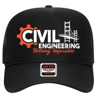 Nothing Impossible Bridge Engineer Civil Engineering Hat