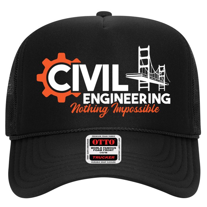 Nothing Impossible Bridge Engineer Civil Engineering Hat