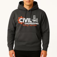 Nothing Impossible Bridge Engineer Civil Engineering Hoodie