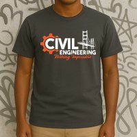 Nothing Impossible Bridge Engineer Civil Engineering T-Shirt