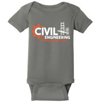 Nothing Impossible Bridge Engineer Civil Engineering Baby Bodysuit