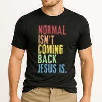 Normal Isn't Coming Back But Jesus Is Revelation Cross Cooling Performance Crew T-Shirt