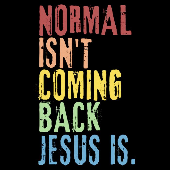 Normal Isn't Coming Back But Jesus Is Revelation Cross Cooling Performance Crew T-Shirt