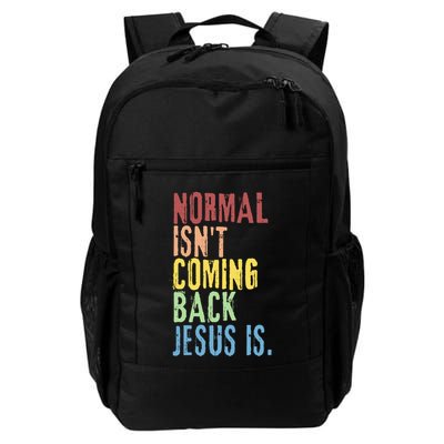 Normal Isn't Coming Back But Jesus Is Revelation Cross Backpack
