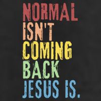 Normal Isn't Coming Back But Jesus Is Revelation Cross 11oz C Handle Ceramic Mug