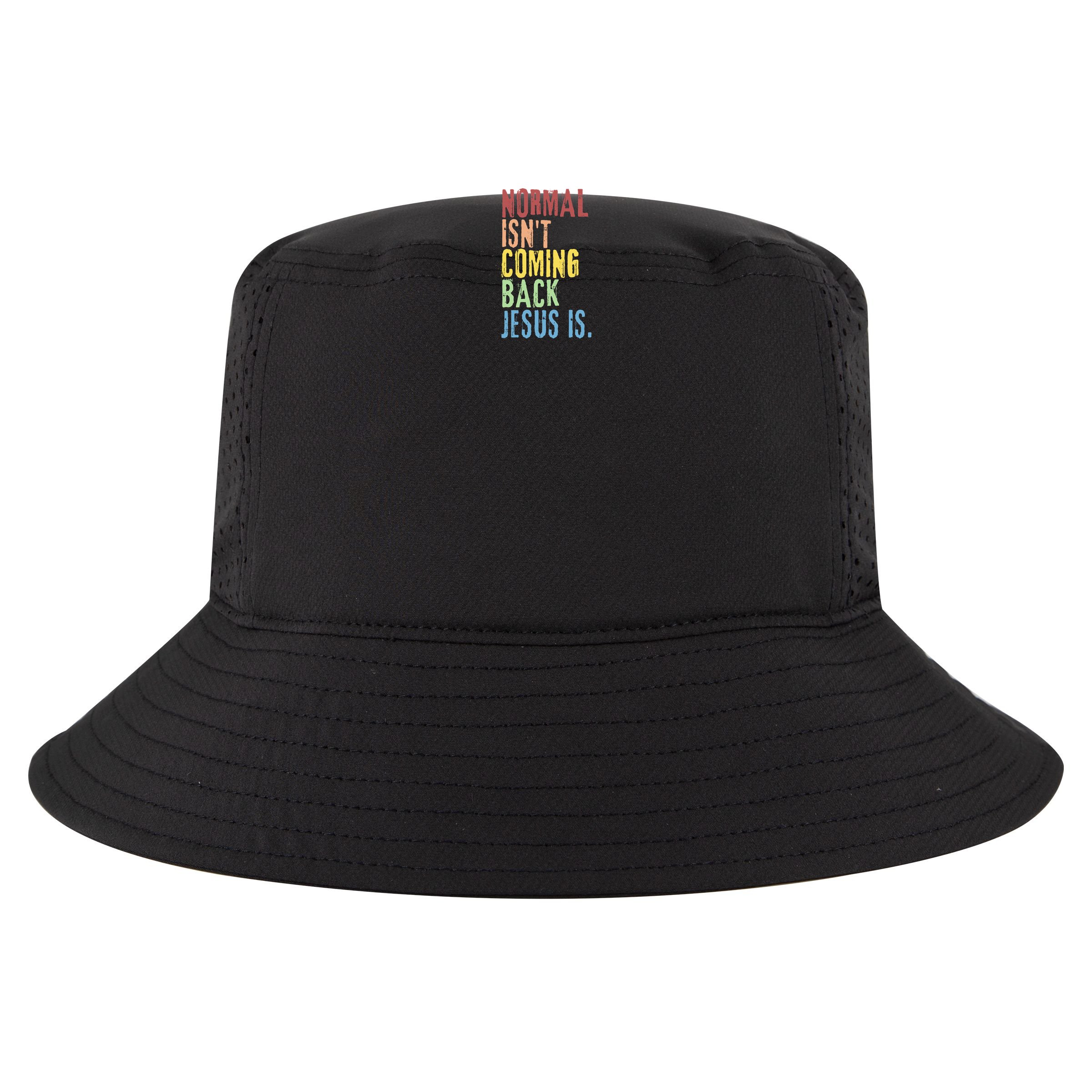 Normal Isn't Coming Back But Jesus Is Revelation Cross Visor