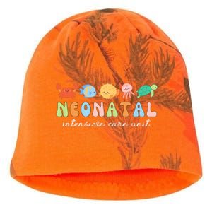 Neonatal Intensive Care Unit Sea Ocean Animals Nicu Nurse Kati - Camo Knit Beanie