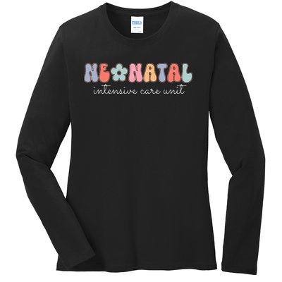 Neonatal Intensive Care Unit NICU Nurse Appreciation Ladies Long Sleeve Shirt