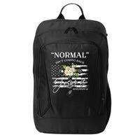 Normal Isn't Coming Back But Jesus Is Revelation 14 Flower City Backpack