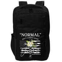 Normal Isn't Coming Back But Jesus Is Revelation 14 Flower Impact Tech Backpack