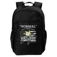 Normal Isn't Coming Back But Jesus Is Revelation 14 Flower Backpack