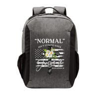 Normal Isn't Coming Back But Jesus Is Revelation 14 Flower Vector Backpack