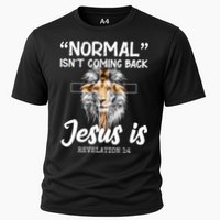 Normal Isn't Coming Back Jesus Is Revelations 14 Cooling Performance Crew T-Shirt