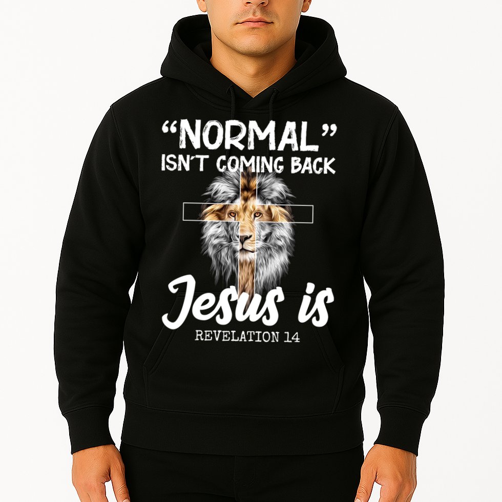 Normal Isn't Coming Back Jesus Is Revelations 14 Hoodie