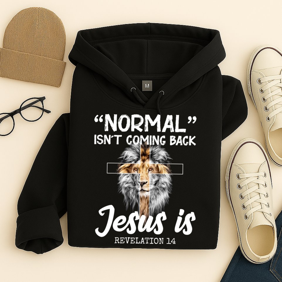 Normal Isn't Coming Back Jesus Is Revelations 14 Hoodie