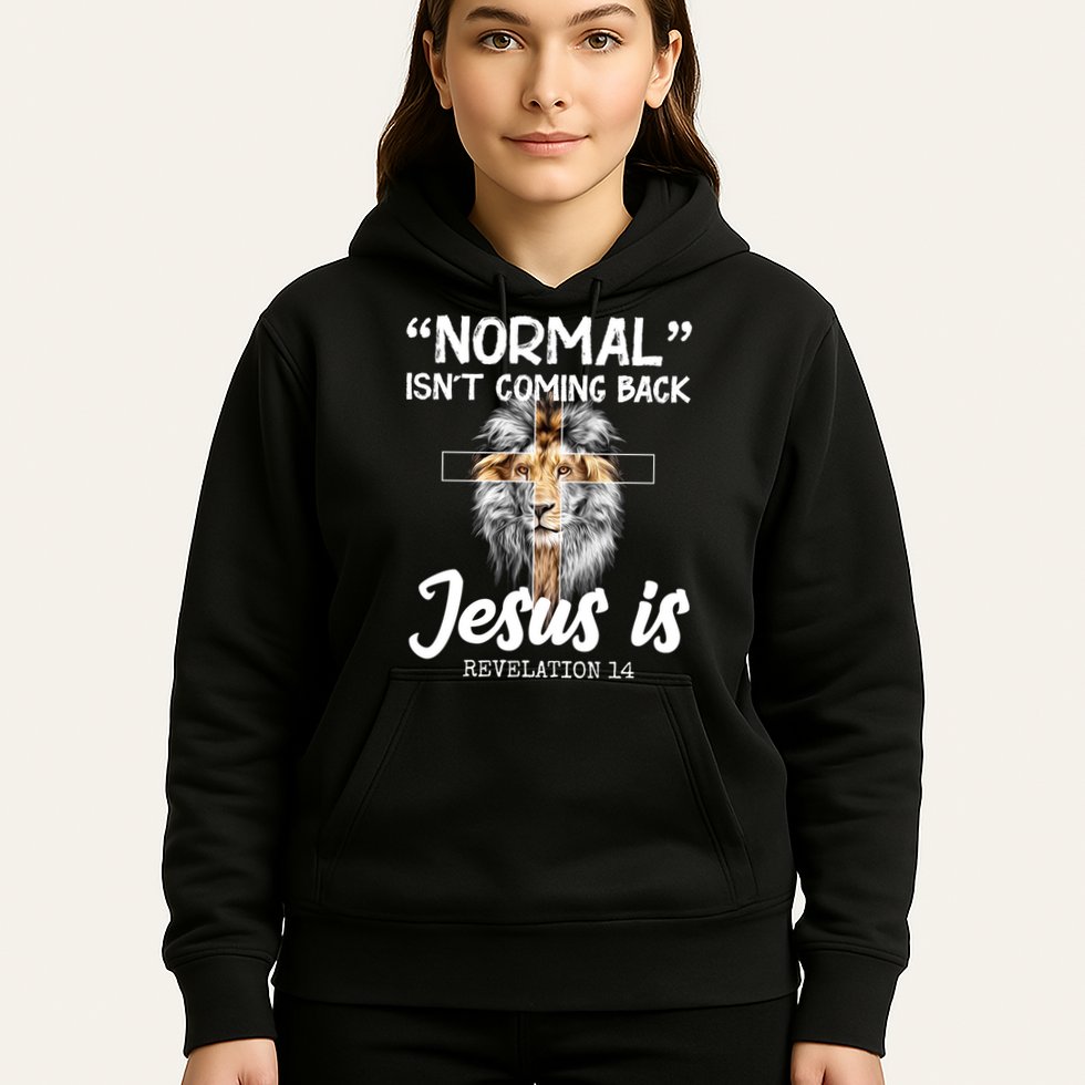 Normal Isn't Coming Back Jesus Is Revelations 14 Hoodie